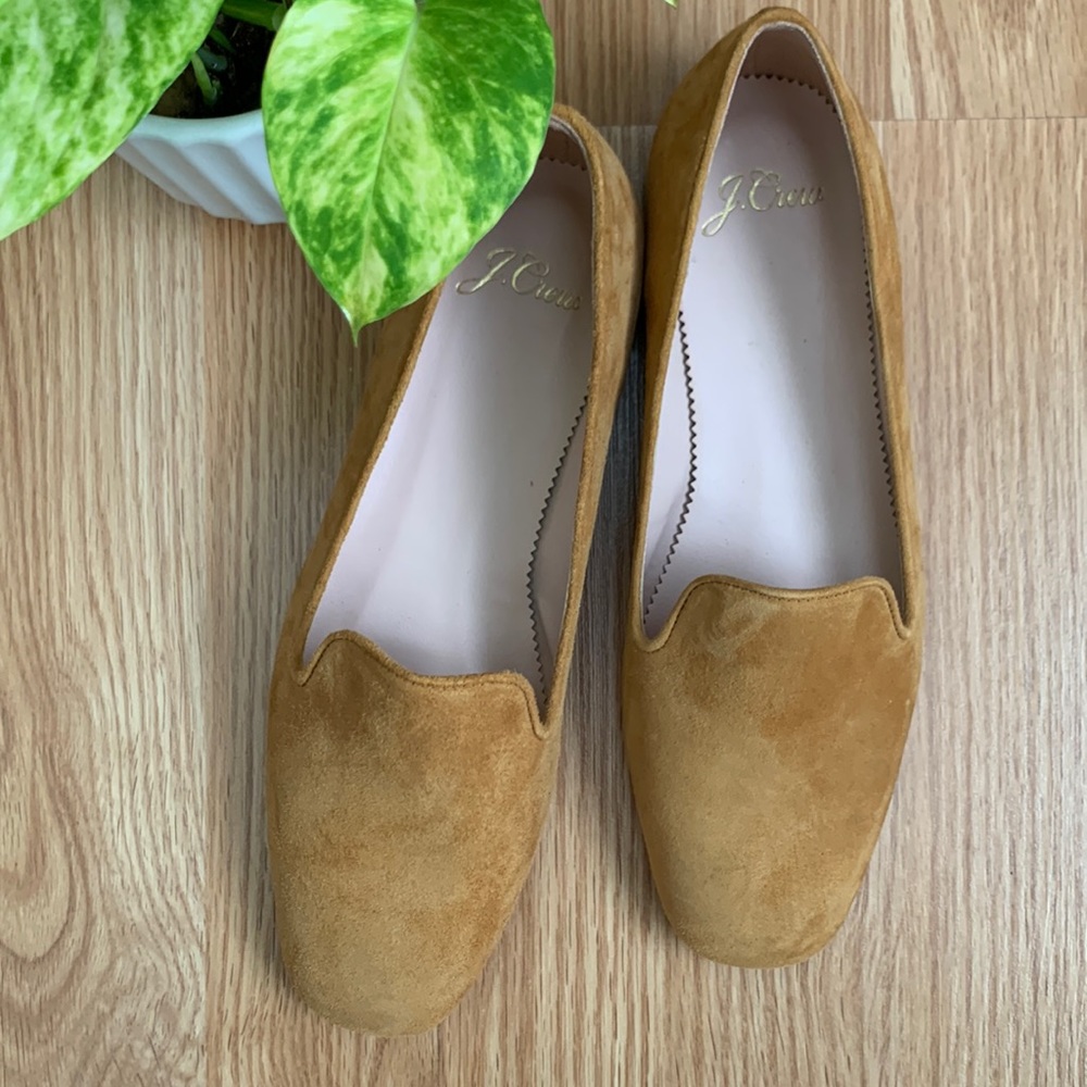 🔥HP🎉 NWOT J. Crew Suede Loafers (Smoking Slippers)